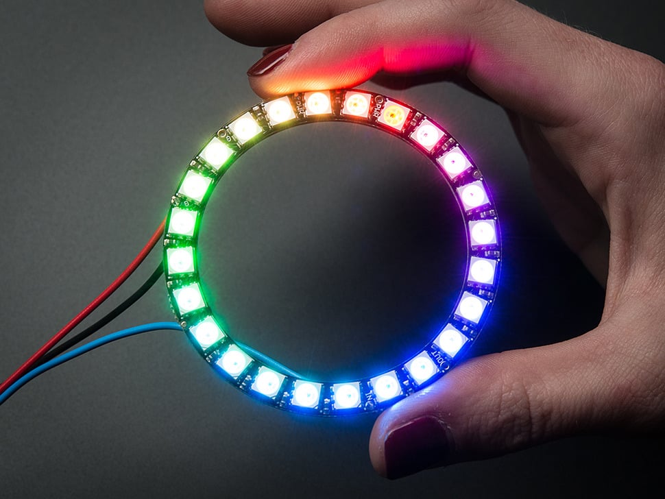 Adafruit NeoPixel Ring 24 × WS2812 5050 RGB