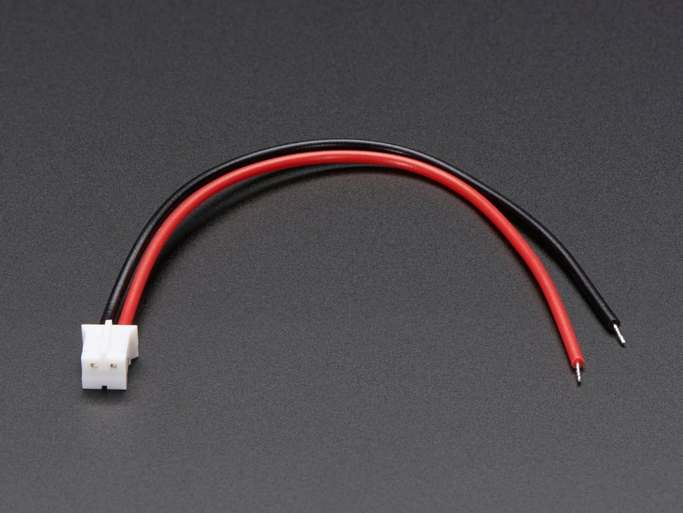JST-PH 2-Pin Cable with Female Connector — 150 mm