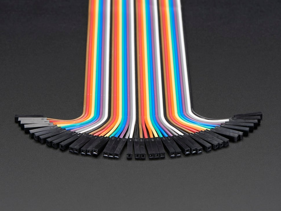 Premium Female/Female Jumper Wires — 40 × 6"