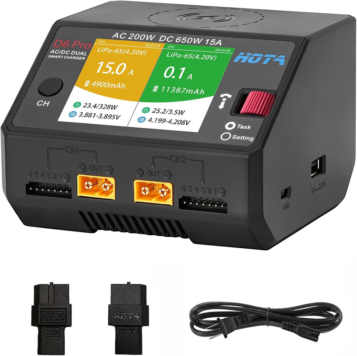 LiPo Battery Charger (Dual Channel)