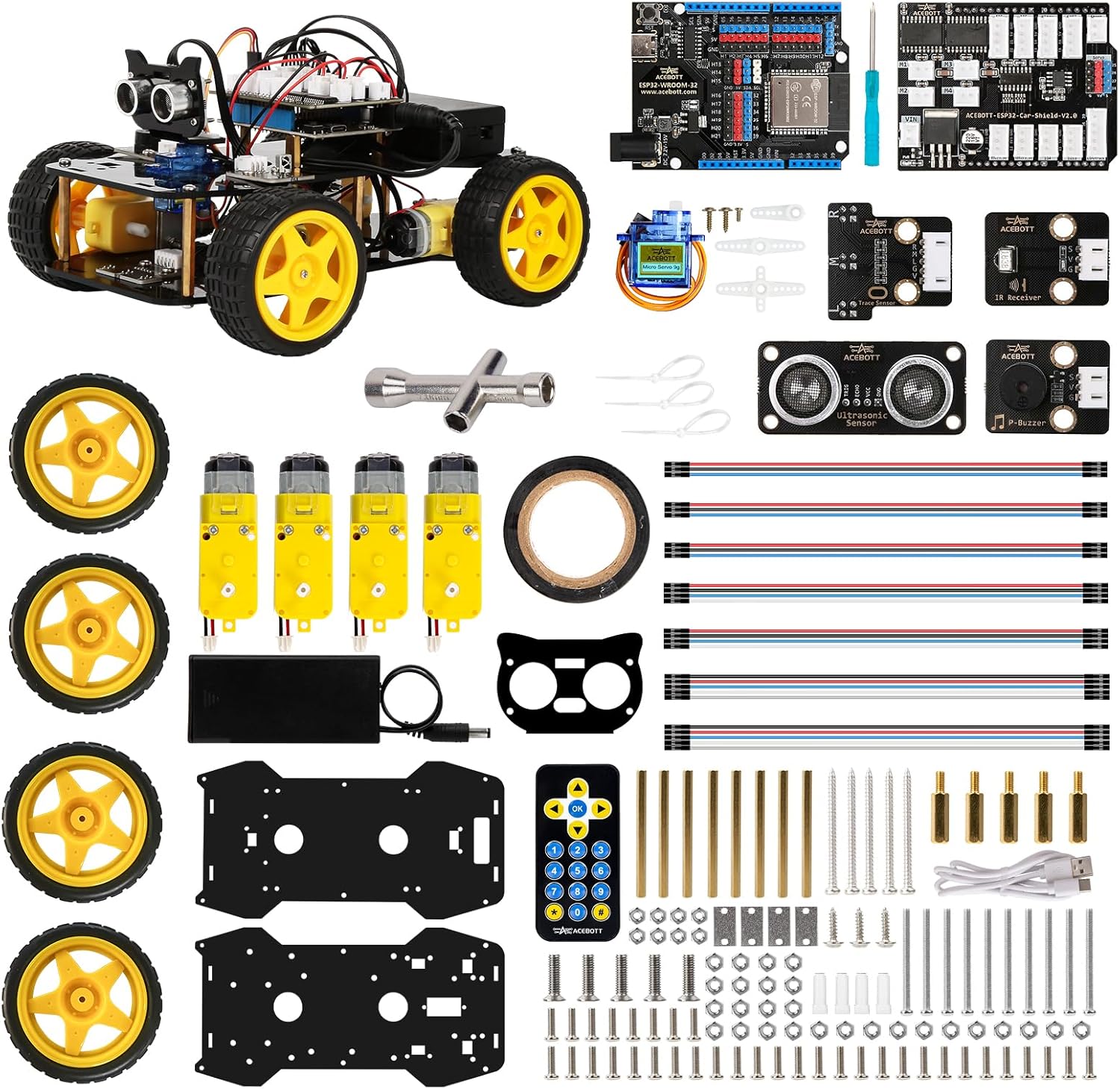 ELEGOO UNO R3 Smart Robot Car Kit V4 (with Camera)