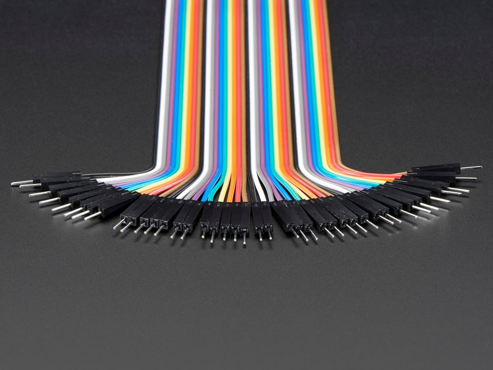 Premium Male/Female Jumper Wires — 40 × 6"