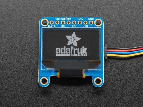 Adafruit 0.96" 128×64 OLED (SSD1306, I²C)