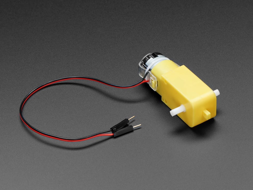 DC Gear Motor 6V 130 RPM with 65mm Wheel